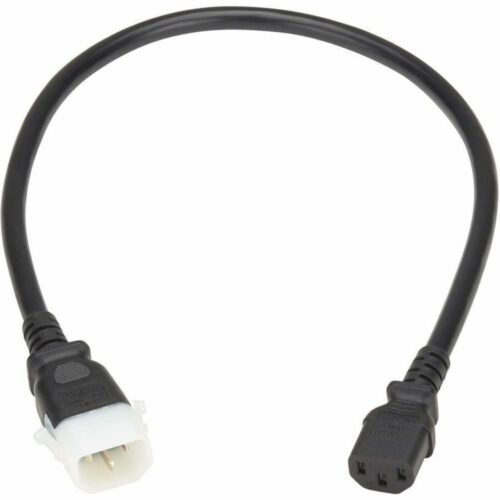 Eaton Tripp Lite Series PDU Power Cord, C13 to P-Lock C14Heavy-Duty, 15A, 250V, 14 AWG, 2 ft. (0.6 m), BlackFor PDU, Computer, Monitor, H… P005-E02