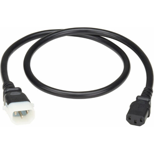 Eaton Tripp Lite Series PDU Power Cord, C13 to P-Lock C14Heavy-Duty, 15A, 250V, 14 AWG, 3 ft. (0.9 m), BlackFor PDU, Computer, Monitor, H… P005-E03