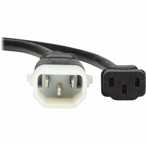 Eaton Tripp Lite Series PDU Power Cord, C13 to P-Lock C14Heavy-Duty, 15A, 250V, 14 AWG, 4 ft. (1.2 m), BlackFor PDU, Computer, Monitor, H… P005-E04