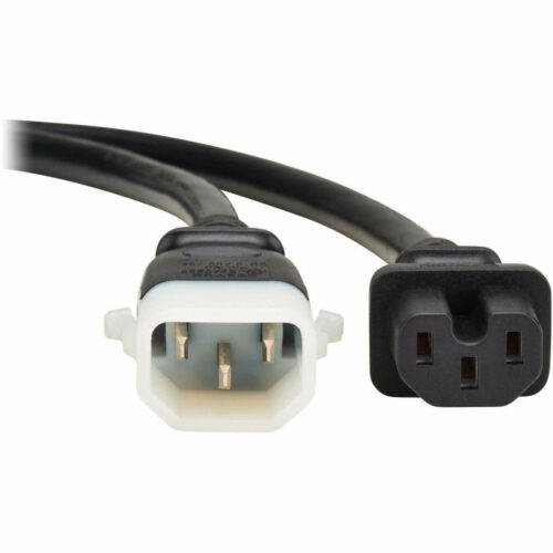 Eaton Tripp Lite Series PDU Power Cord, C15 to P-Lock C14Heavy-Duty, 15A, 250V, 14 AWG, 6 ft. (1.8 m), BlackFor PDU, Computer, Monitor, H… P018-E06