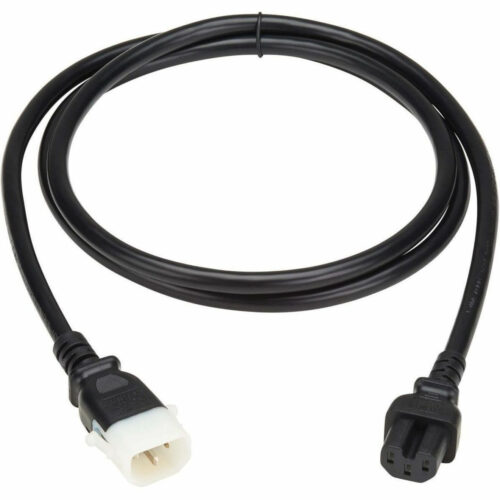 Eaton Tripp Lite Series PDU Power Cord, C15 to P-Lock C14Heavy-Duty, 15A, 250V, 14 AWG, 6 ft. (1.8 m), BlackFor PDU, Computer, Monitor, H… P018-E06