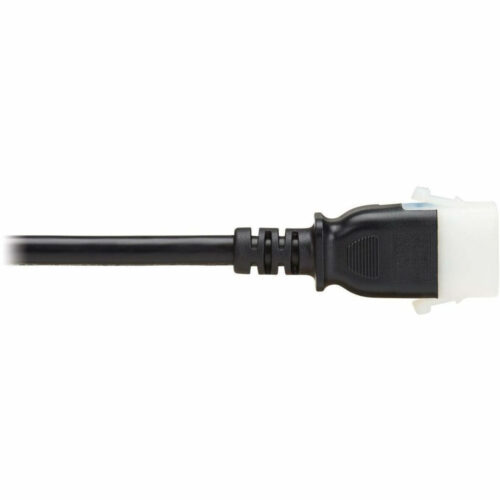 Eaton Tripp Lite Series PDU Power Cord, C15 to P-Lock C14Heavy-Duty, 15A, 250V, 14 AWG, 6 ft. (1.8 m), BlackFor PDU, Computer, Monitor, H… P018-E06
