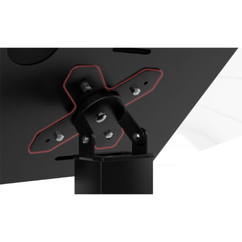 Cta Digital Accessories Premium Thin Profile Floor stand w/ Small Universal Security Enclosure (Black)FloorSteelBlack PAD-CHKSB