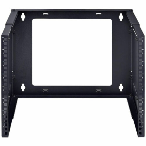 Startech .com 2-Post 8U Wall Mounted Rack, Adjustable Depth up to 16in, Bracket for 19-inch Server/Data/Networking Equipment, Max 88lb2… WALLMOUNT8-HAF
